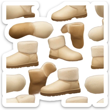 Ugg boots sticker