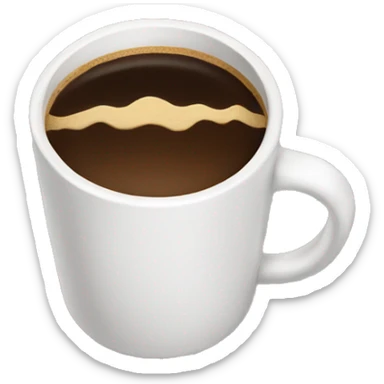 Coffee sticker