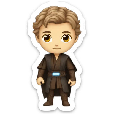 chibi anakin skywalker sticker