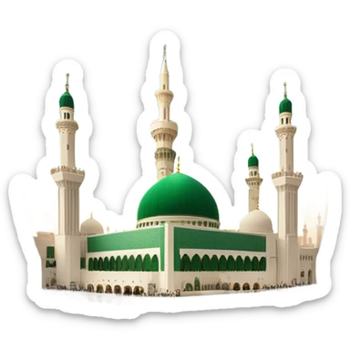 Madinah prophet mosque sticker