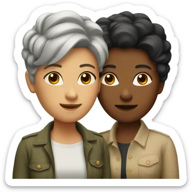 two Lesbians sticker