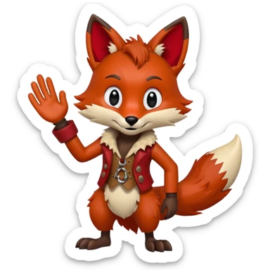 Foxy (from FNaF) sticker