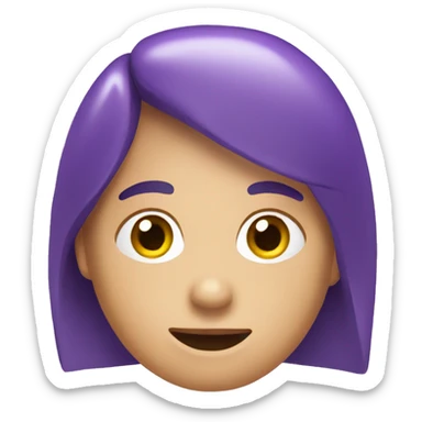 Purple marker  sticker