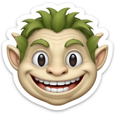 Troll face sticker