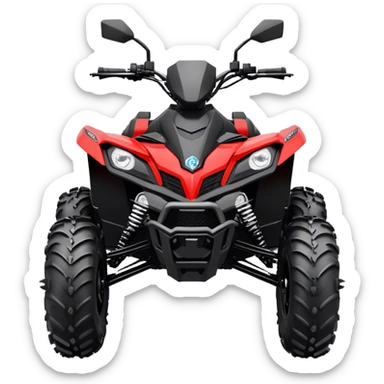 atv cf moto cforce 1000 a front sticker