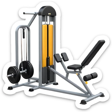 leg extension machine sticker