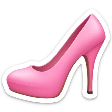 pink heels sticker