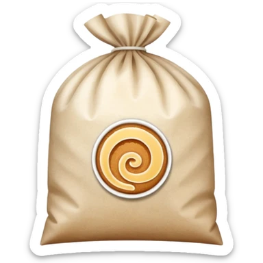 bag of white cane sugar sticker