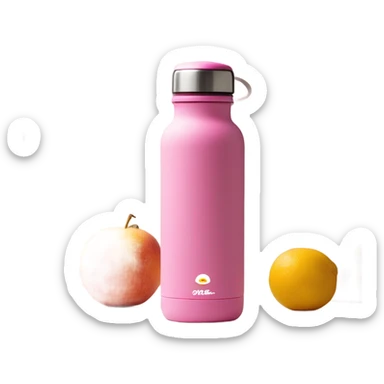 Pink owala water bottle sticker