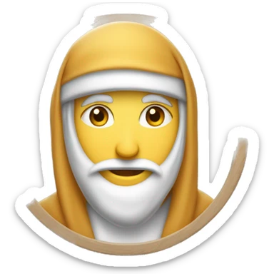 Fugure geomancie avec le numéro 1 dans un jolie cadre islamique  sticker