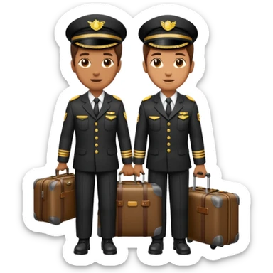 Porter with luggage,Train Crew. sticker