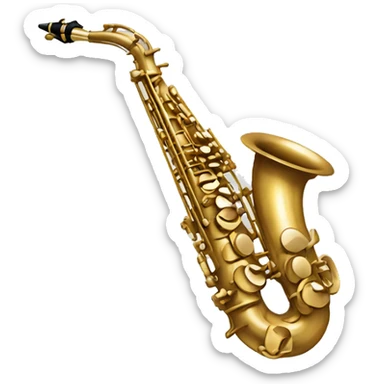 Saxophone alto sticker