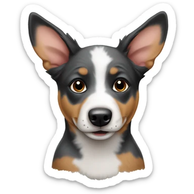 Australian cattle dog puppy sticker
