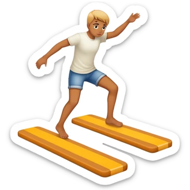 Stepping over boundaries  sticker