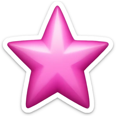 pink star  sticker