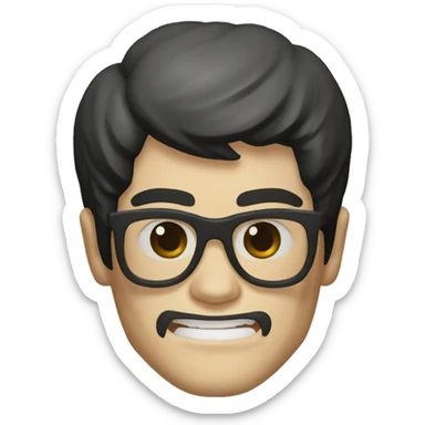 Bruce Lee Kong FU sticker