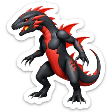 Salandit-Zekrom-Salandit-Fakémon-hybrid-creature (full body)  sticker