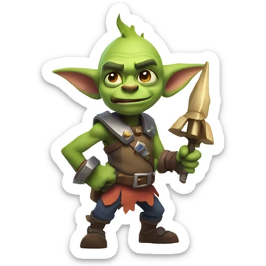 Goblin dart clash royale throw dart sticker