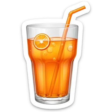 orange  soda sticker