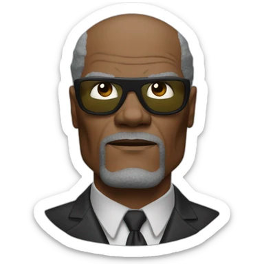 Samuel L. Jackson nick fury sticker