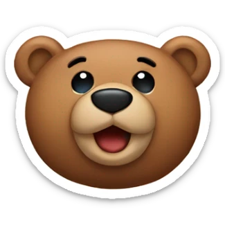 Teddy bear inlove sticker