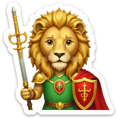 Lion and sun iran flag sticker