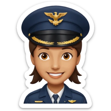 a car as pilot sticker