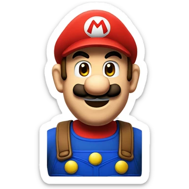 Mario mario sticker