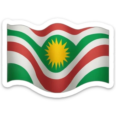 Flag of Iraqi Kurdistan sticker