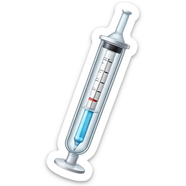 syringe empty sticker