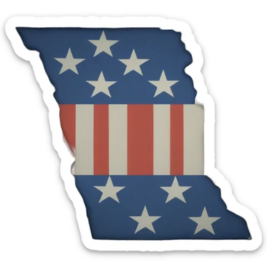 flag of the state of tennessee sticker