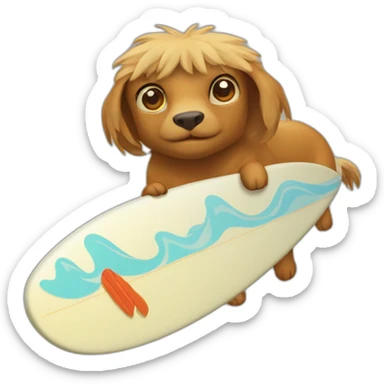 Cabibara fesan du surf sticker