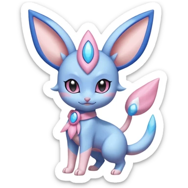 Dewott-Sylveon-Amaura-Espeon-fusion sticker