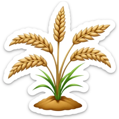 rye plant  sticker