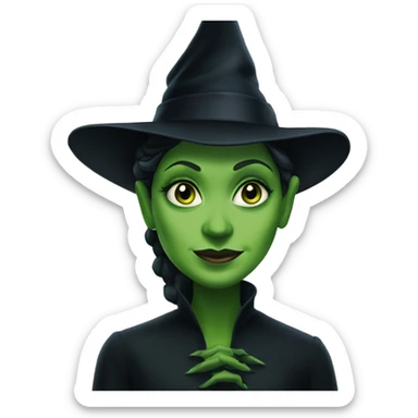Elphaba from the movie wicked sticker