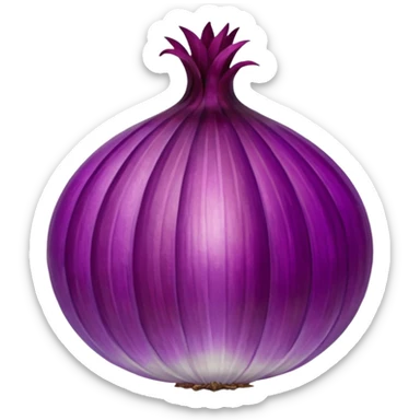 red onion sticker