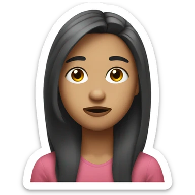 Side eyeing someone doing a TikTok sticker