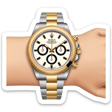 Rolex omoji hyr bu değil sadece el onu istiyorum böyle değil  sticker