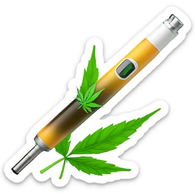 Weed Vape pen sticker