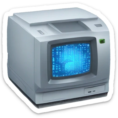 cold computer with the cryptocurrency on the screen sticker