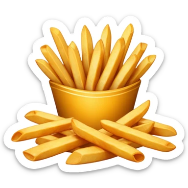 fries without face sticker