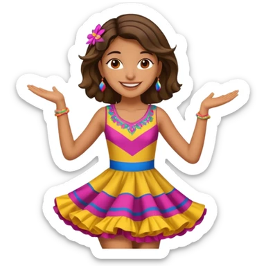 cuban girl dancing  sticker