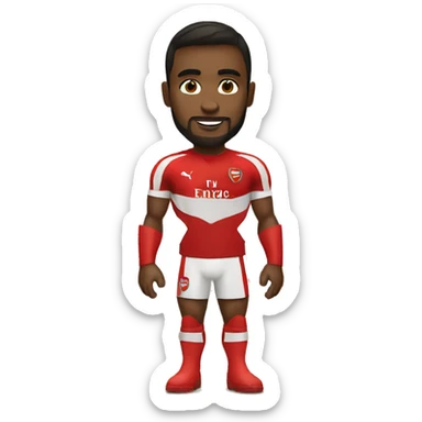 Arsenal FC Superhero sticker