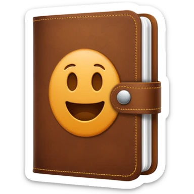 address book with user icon sticker