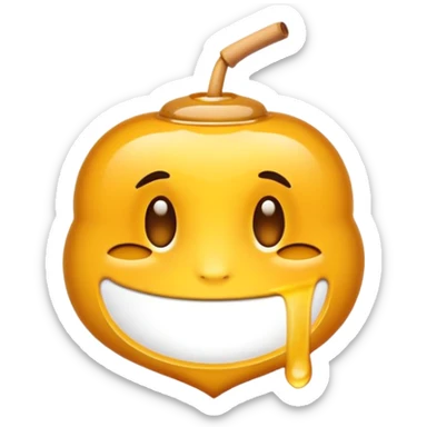 There is a honey brother emoji, and the text "asal uka" sticker