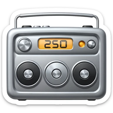 radio sticker