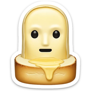 butter no face sticker