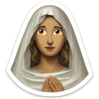 fresco with saint veronica with the veil sticker