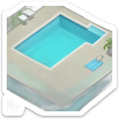 swimming pool sticker