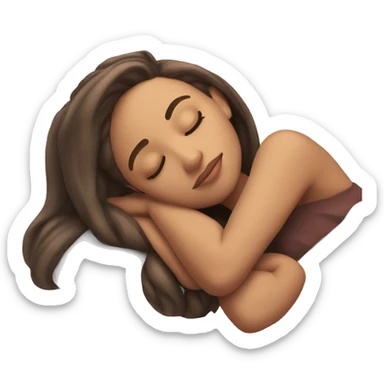 Ariana Grande sleeping sticker